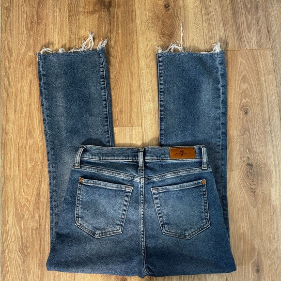 7 For All Mankind Light Blue Ankle Jeans - Picture 4 of 9